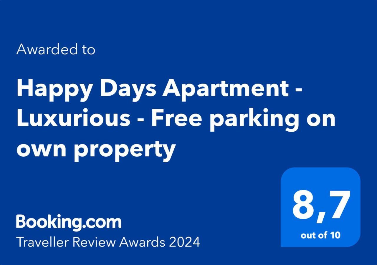 Happy Days Apartment - Luxurious - Free Parking On Own Property ザントフォールト エクステリア 写真